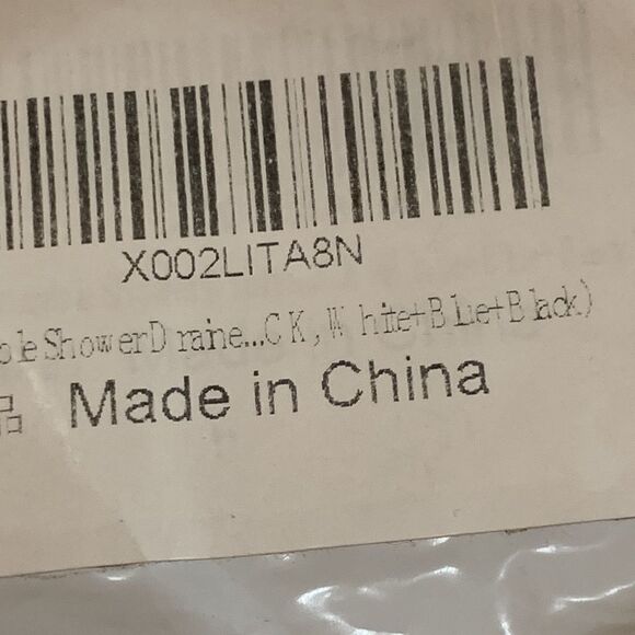 Shower drain stoppers. Set of three: black, gray and white - Picture 4 of 5